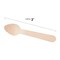 Smarty Had A Party 3" Natural Birch Eco-Friendly Disposable Mini Dessert Spoons (600 Spoons), 600PK 4664SP-CASE - alternate 2